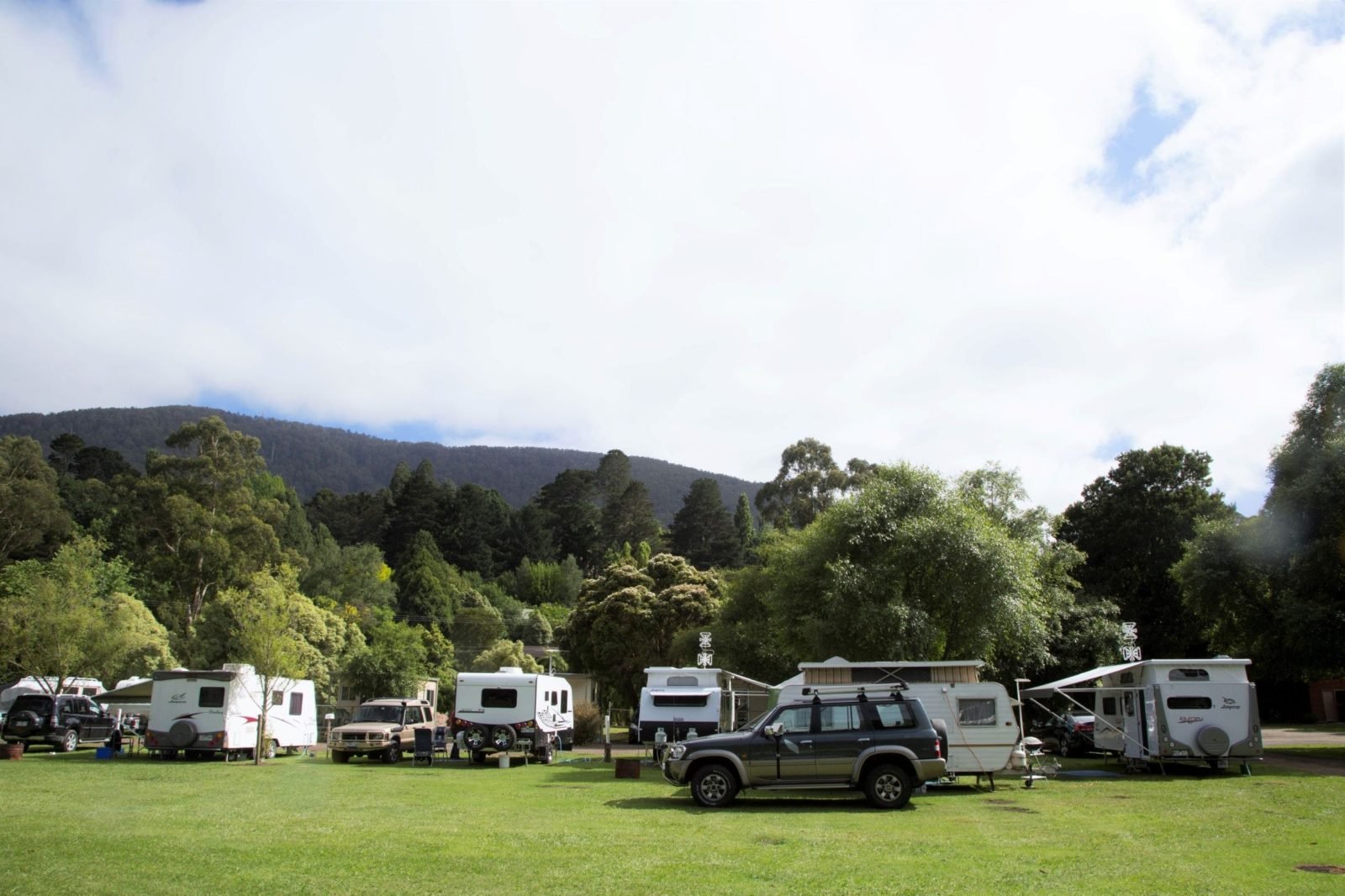 Image of the Oval Sites at the Holiday Park.