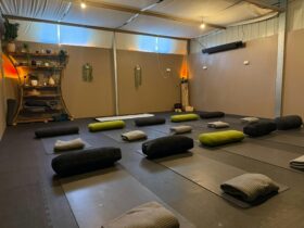 Alpine Breath group breathwork studio at Project Bright Studio, Bright Victoria