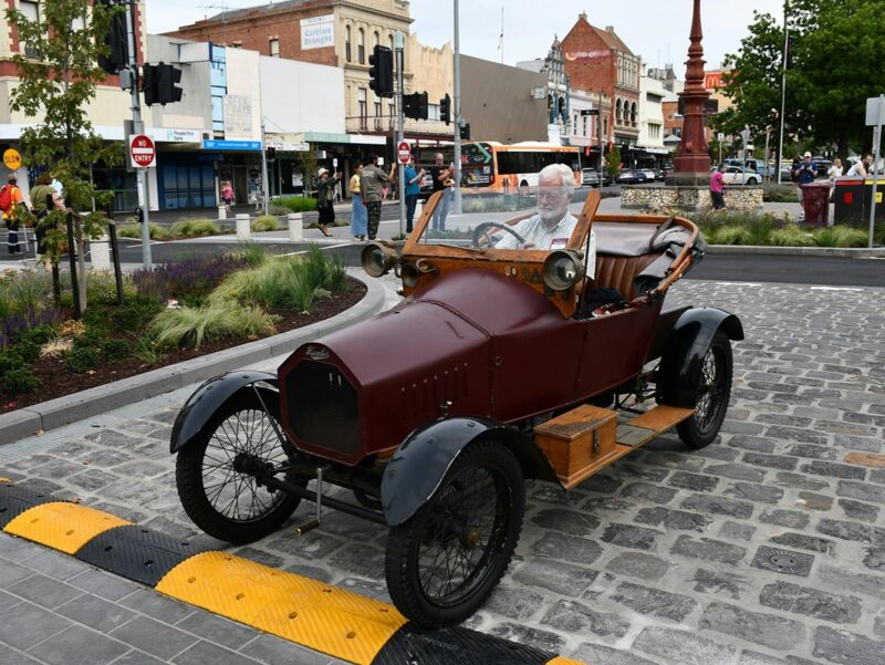 A vintage car