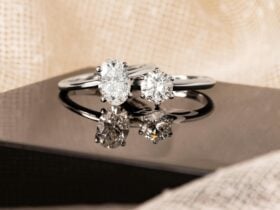 2 diamond engagement rings