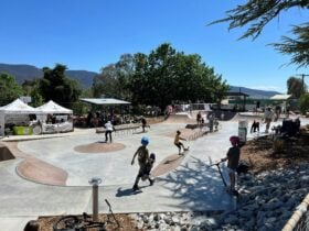 The new Corryong Skate Park is conveniently located on the corner of Towong Road and Anzac Avenue