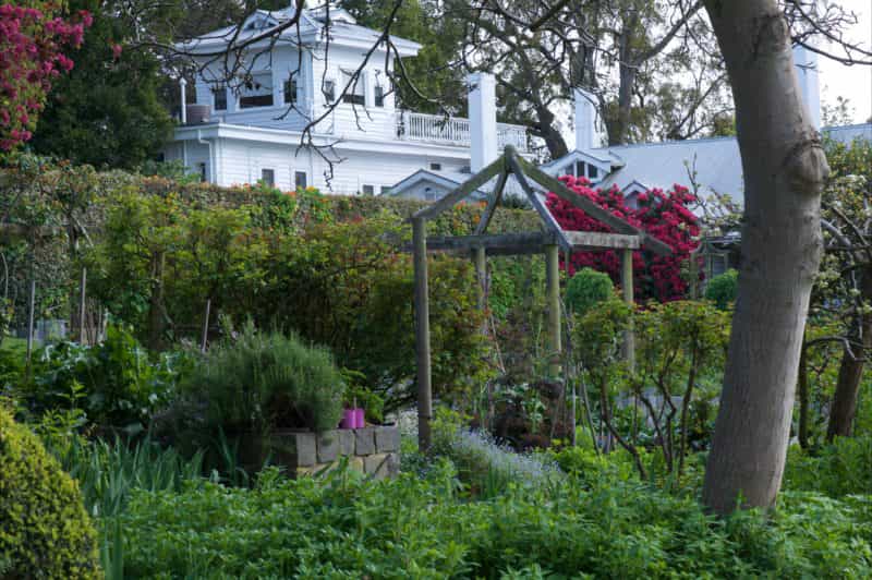 The Picking Garden at Cruden Farm in early Spring