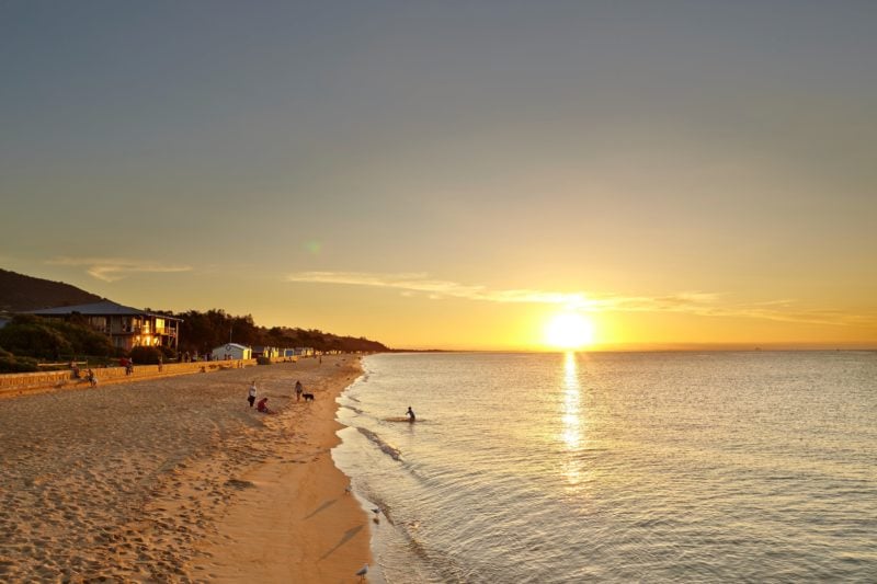 Sunset at Dromana Beach