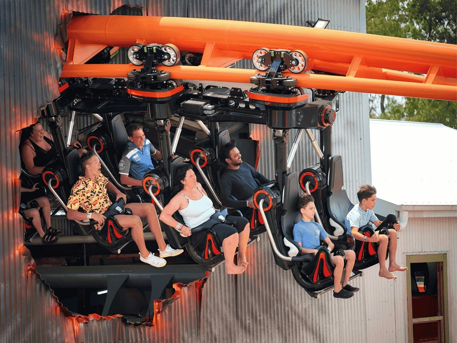 TNT roller coaster