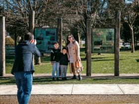 Family at Kinglake Heritage Trail