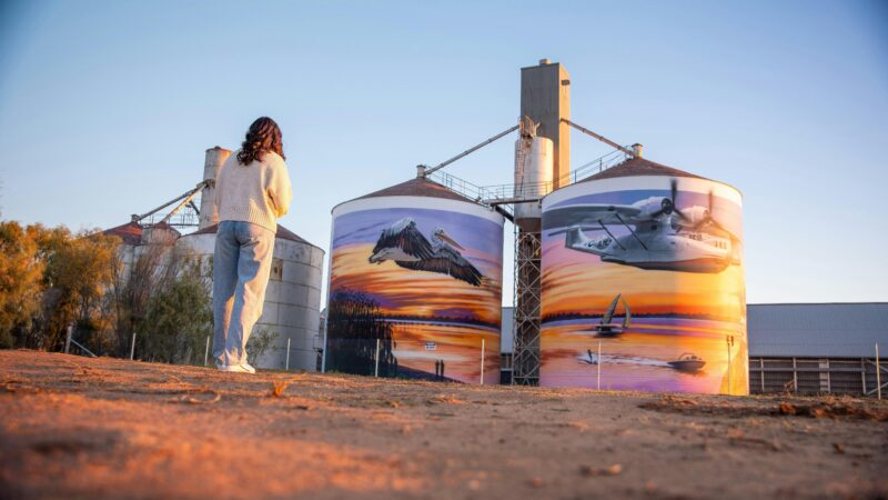 Lake Boga Silo Art