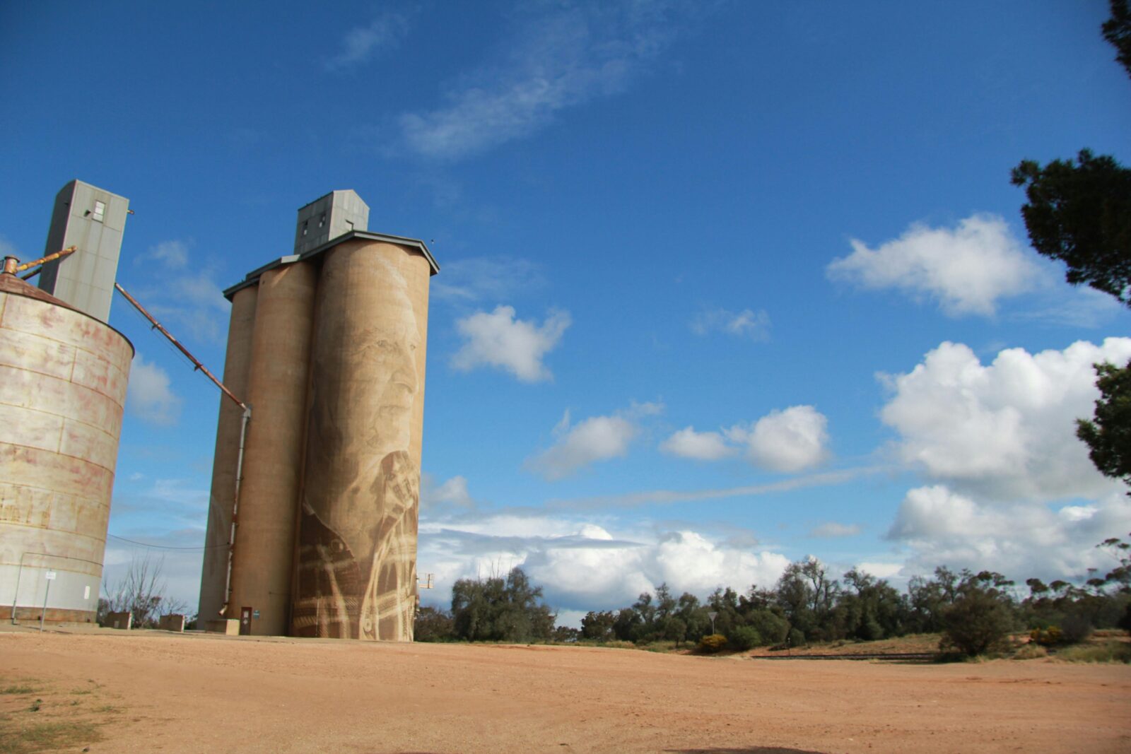 Picture of Silo with male face