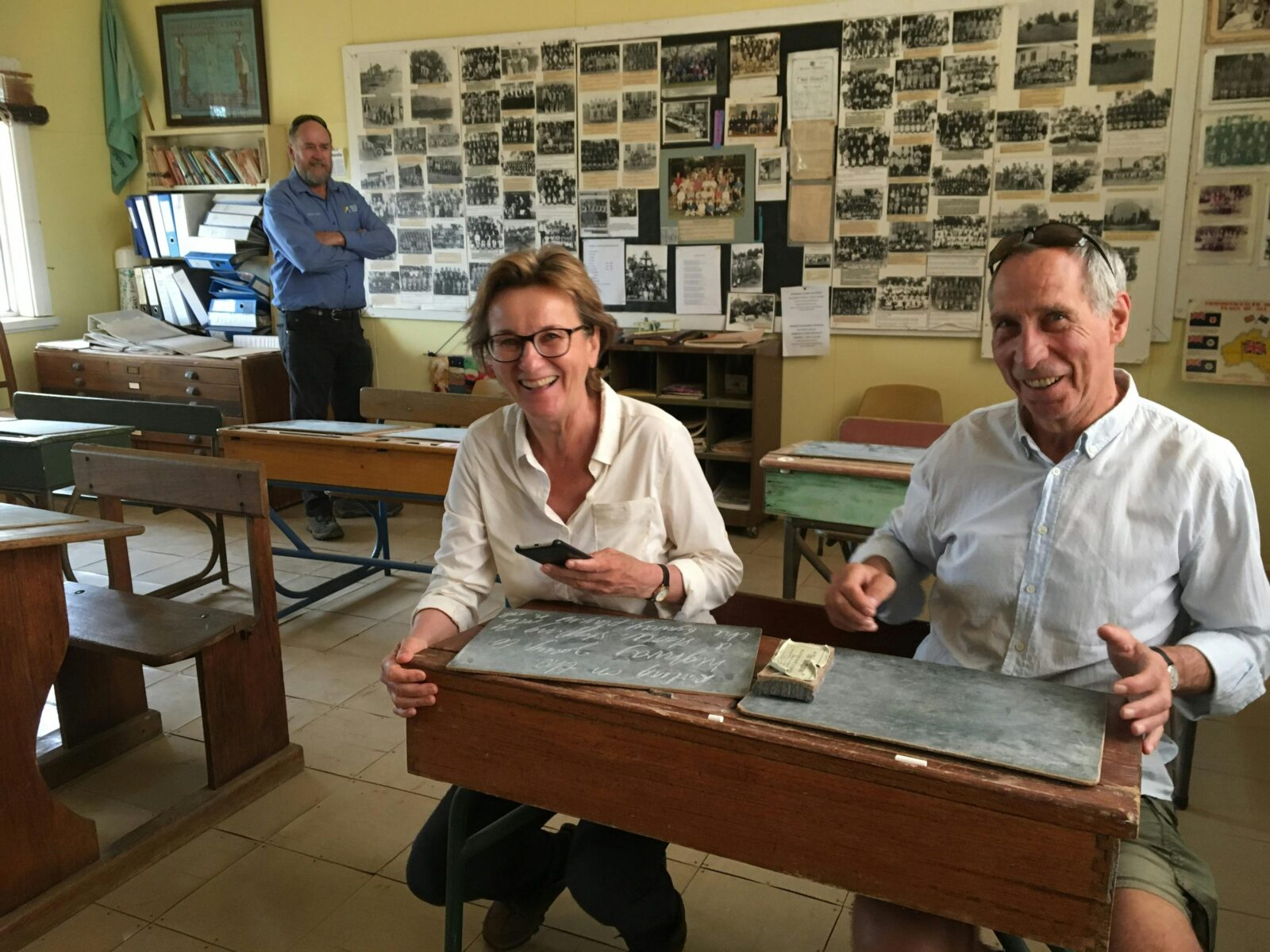 layout of the classroom as it was pre 1970