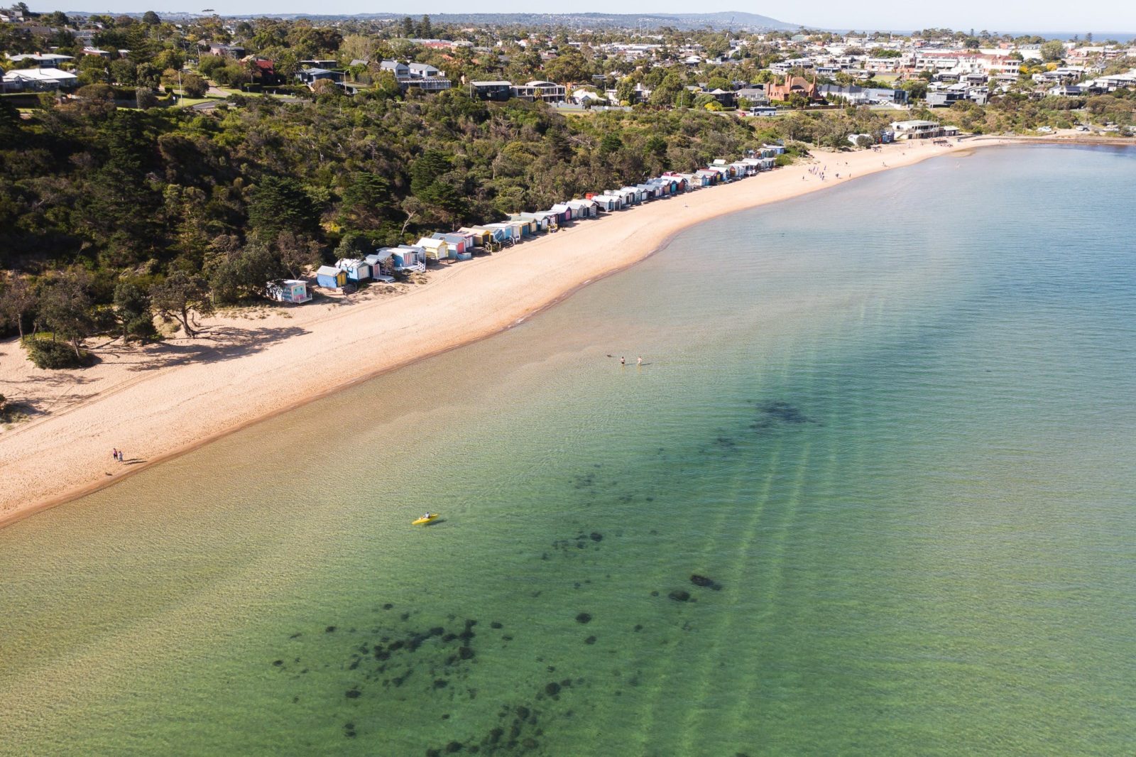 Drone Shot of Mills Beach