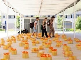 Sharing in Melbourne – Art installation by artist Jenny Zhe Chang