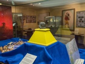 Meteorite at Murchison Heritage Centre