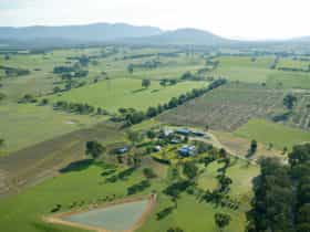 Aerial view of Ros McArthur Art Studio location