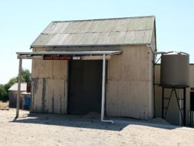 Front entrance of the Rutherglen historic gold battery