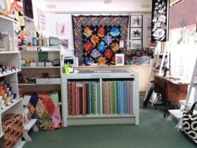 Sew Bright Alpine Quilting front counter March 2026