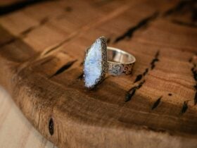 Australian Boulder Opal in Sterling Silver Ring