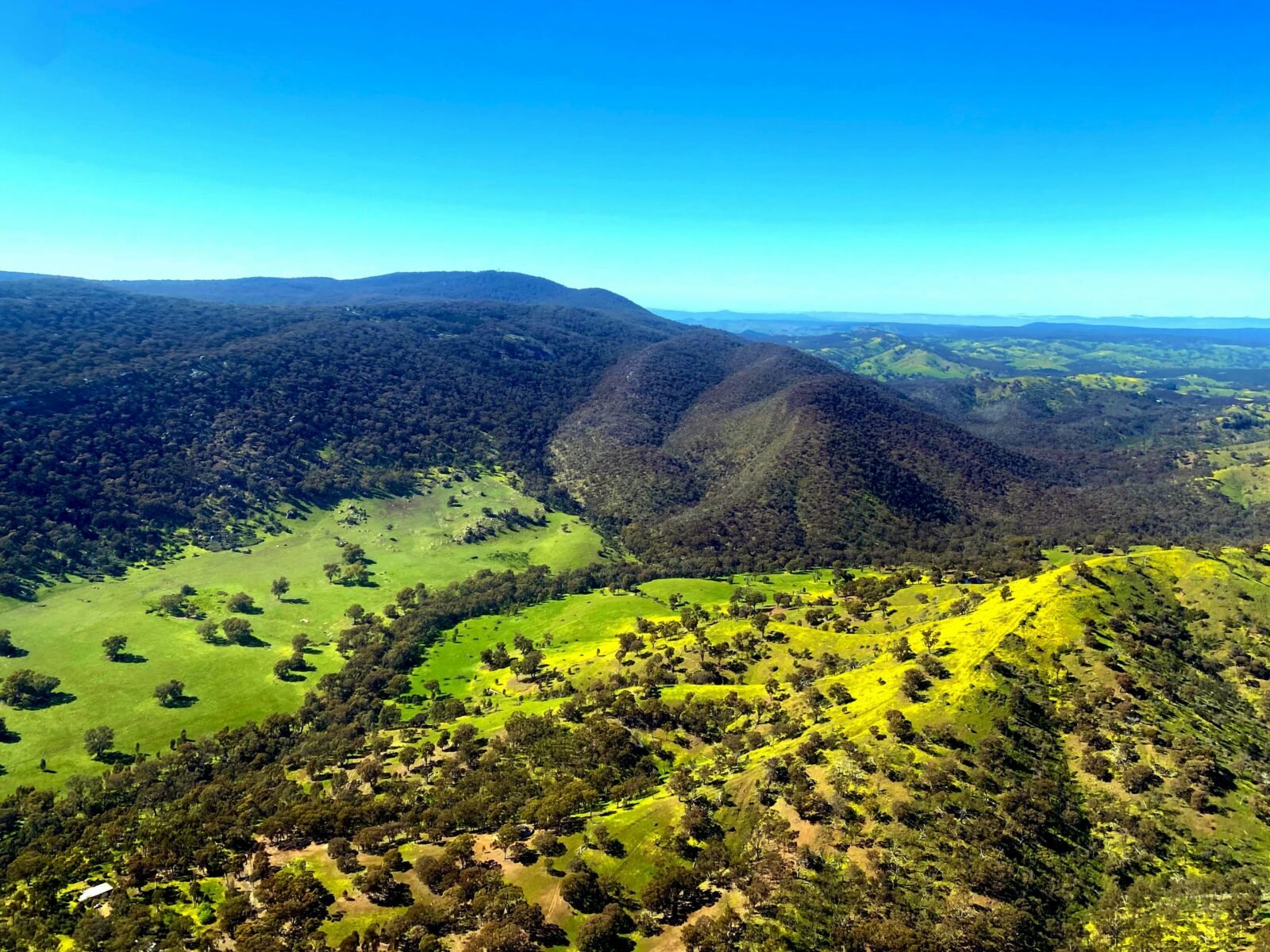 Tallarook Ranges Aerial View