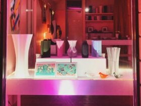 products in a window display