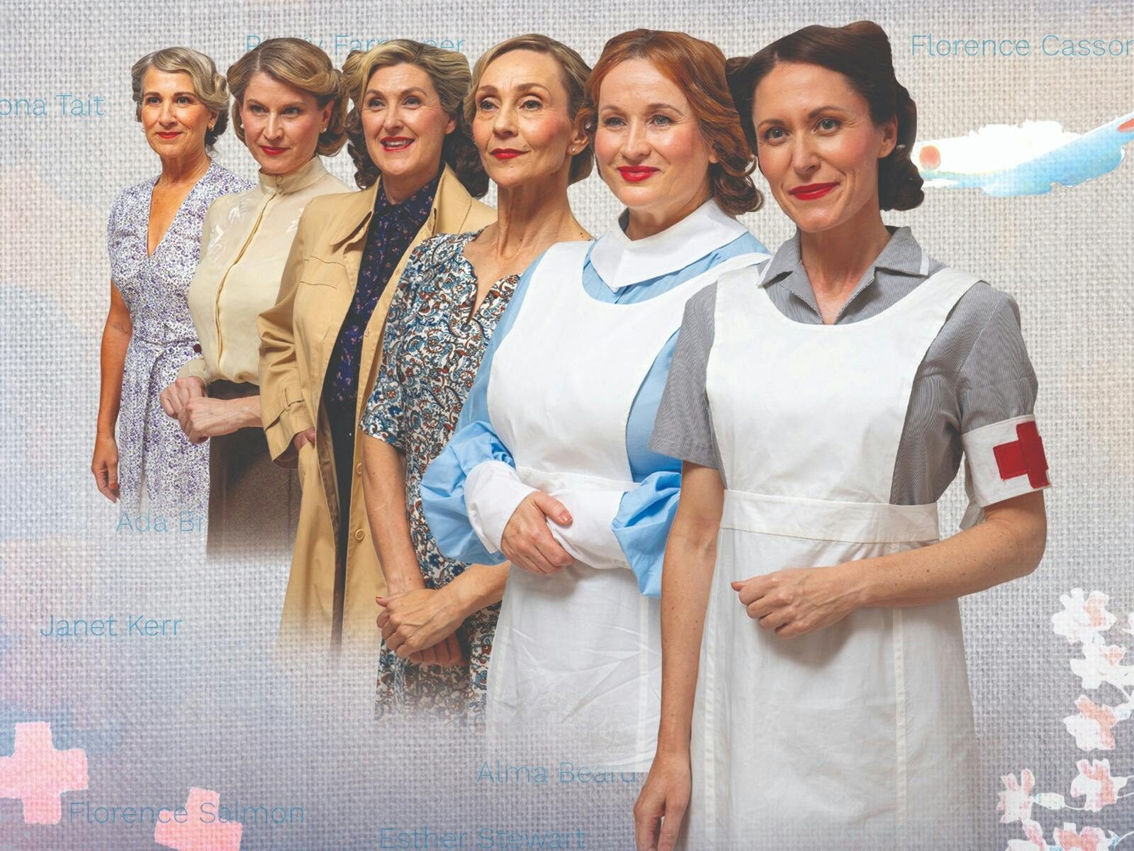 portrait of actors in character