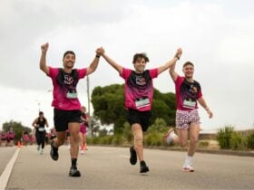 Participants running