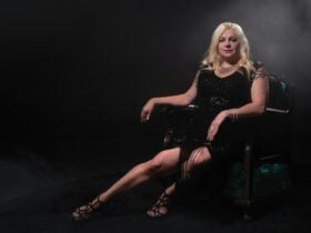 Woman sitting on chair