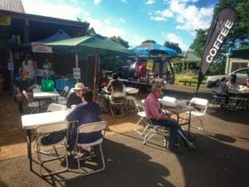 Coffee and outdoor seating