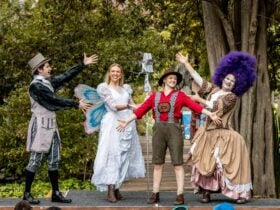 The cast of Jack and the Beanstalk