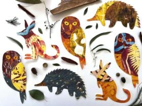 Kids Autumn Animal Art