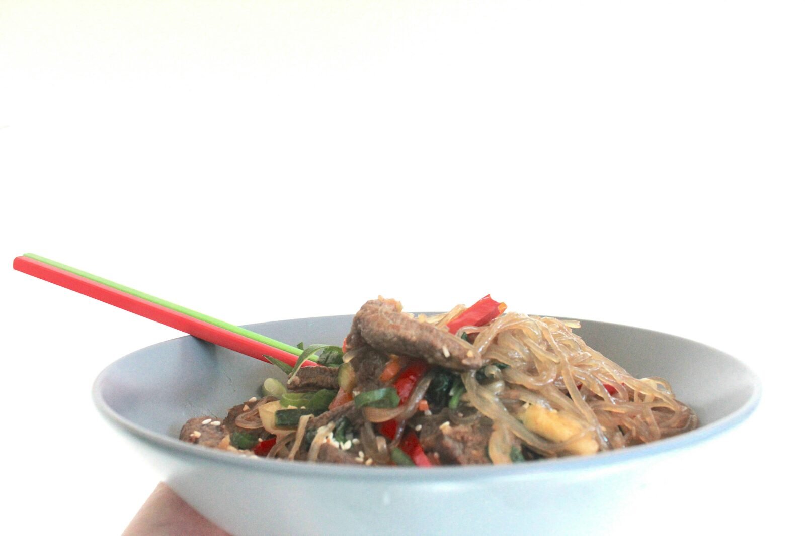 Stir-fried Glass Noodles and Vegetables