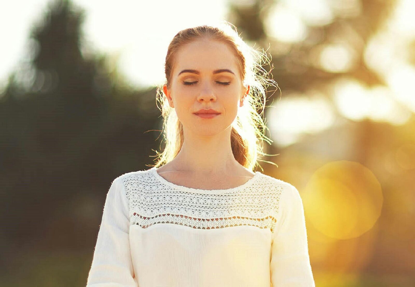 girl meditating