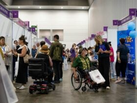 Crowd shot at Melbourne Disability Expo