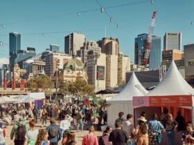 Festival hub at Fed Square