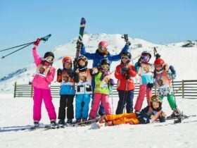 Children at Mt Buller Ski School