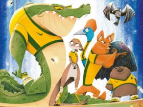 Luna Roo the Kangaroo Baller by Adam Jackson and Adrian Lloyd, illustrated by Jake Minton.