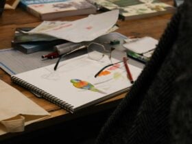 A student workbook during the workshop