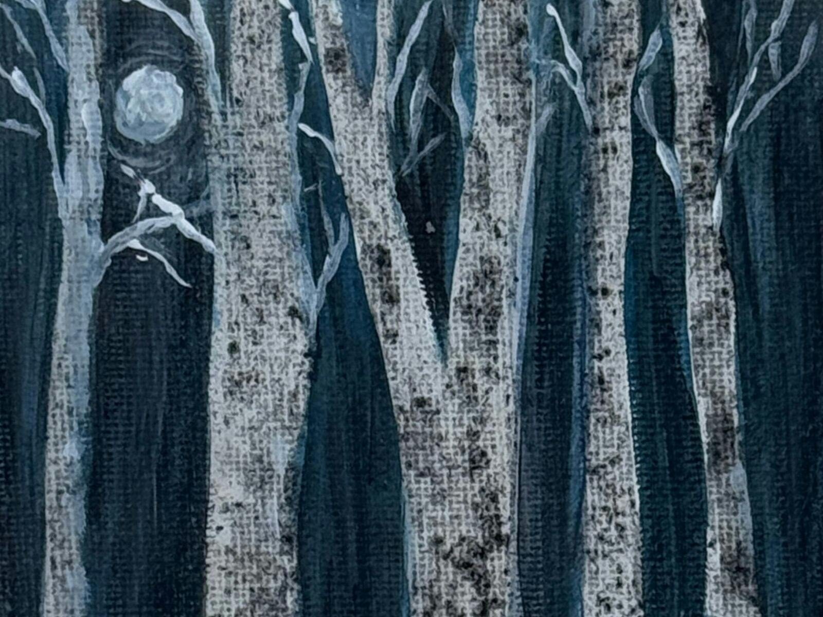 MOONLIGHT SNOWGUM by KAREN HOPKINS