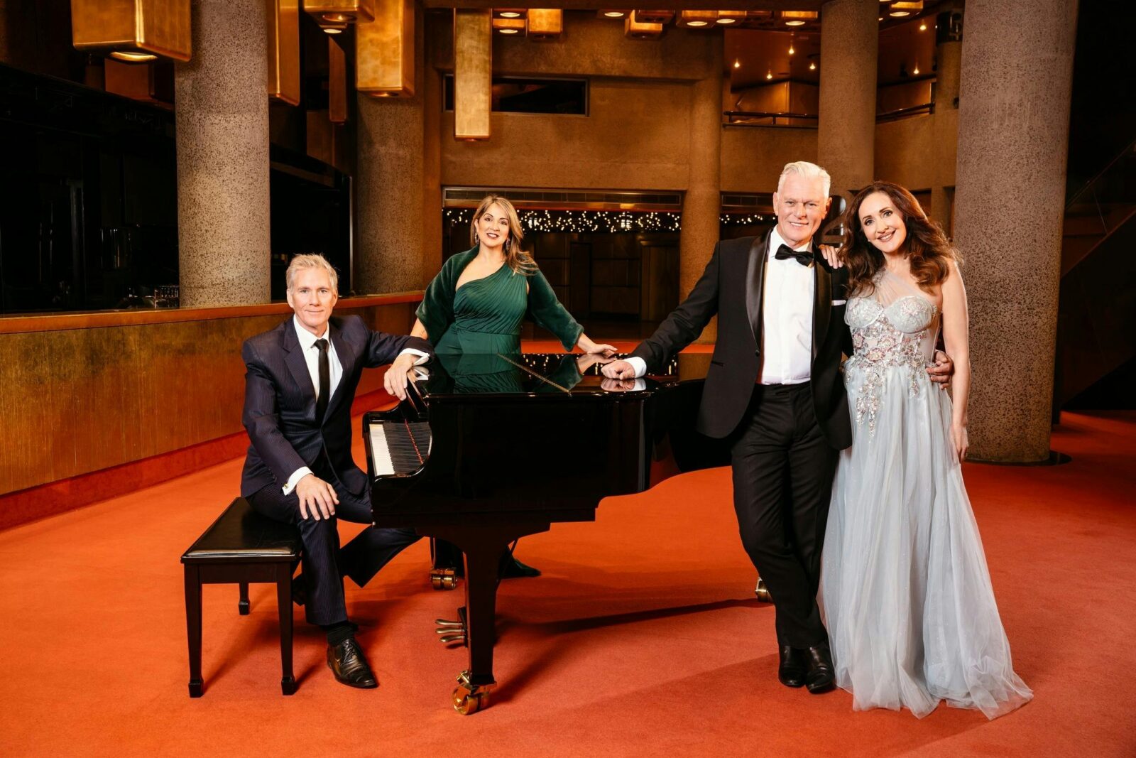 Marina Prior, David Hobson, Silvie Paladino, and Michael Cormick perform OVATION in Traralgon