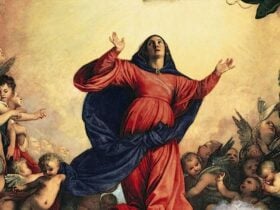 The Virgin Mary ascends to Heaven