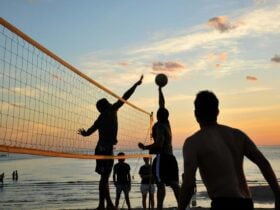 St Kilda Beach Volleyball fun