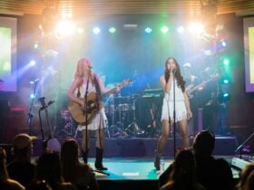 Reputation band performing on stage