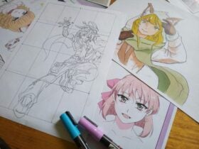 Manga Art Illustration by Mara Jordan Scribble Cat Studios