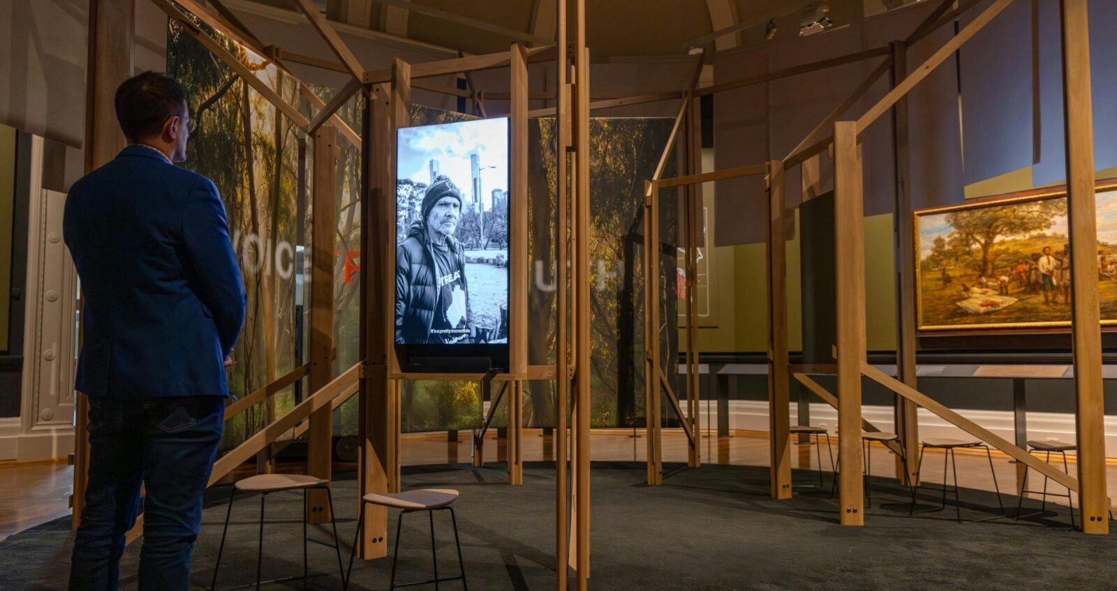 Inside State Library Victoria