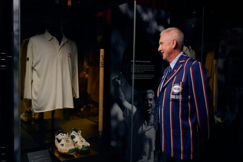 Warne exhibition in the Australian Sports Museum