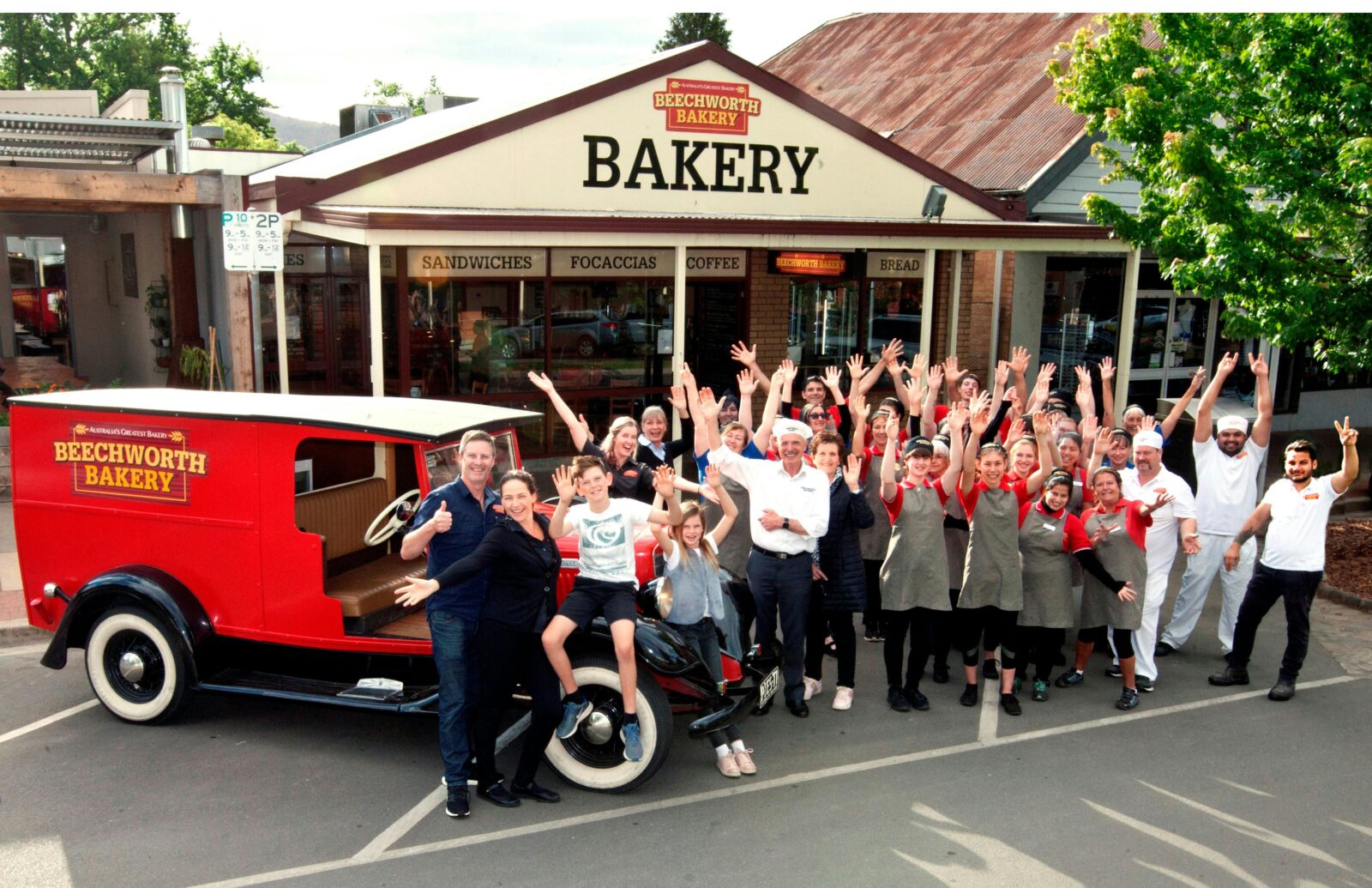 Beechworth Bakery Bright team