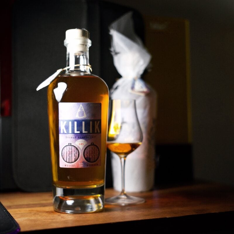 Killik Double Barrel, Aged in Bourbon and Rutherglen Muscat barrels, perfect for sipping
