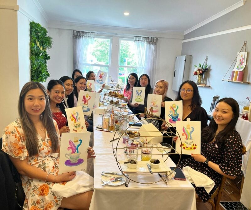 Mary Eats Cake water colour workshop