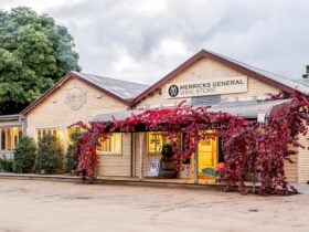 The front entrance at Merricks General Wine Store