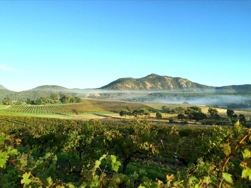 Mount Langi Ghiran a bit foggy