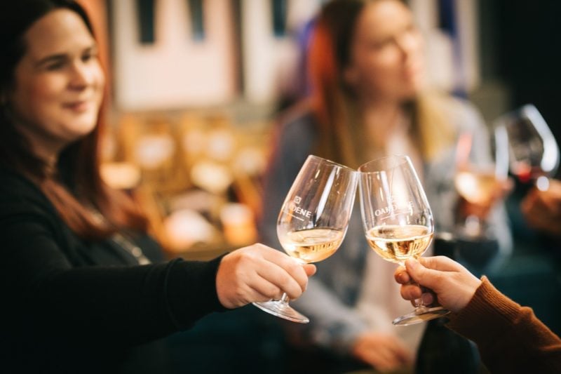 Wine tasting at Oakdene Vineyards cellar door