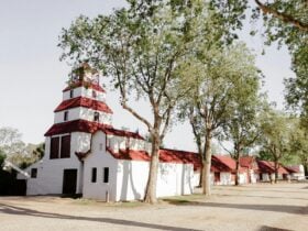 Tahbilk Tower in Spring