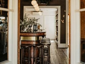 bar table and bar stools